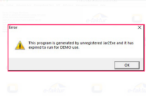 Solusi untuk Mengatasi Error “This program is generated by unregistered Jar2Exe” pada Aplikasi eFaktur 4.0